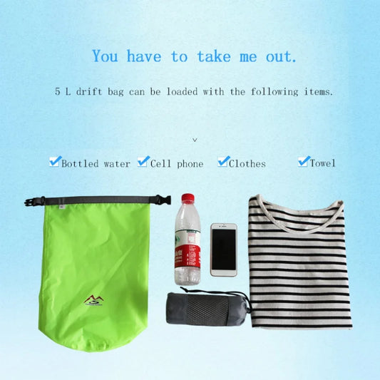 5L10L20L40L70L Waterproof Large Capacity Bag Dry Bag For Camping At Deriva Hiking Swimming Rafting Kayak River Trekking Bags