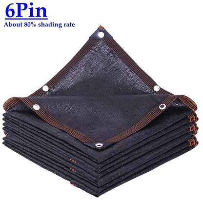40~90% Shading Black HDPE Anti-UV Sun Shade Net Gazebo Shelter Outdoor Pergola Sun Cover Agriculture Greenhouse Sunshade Net