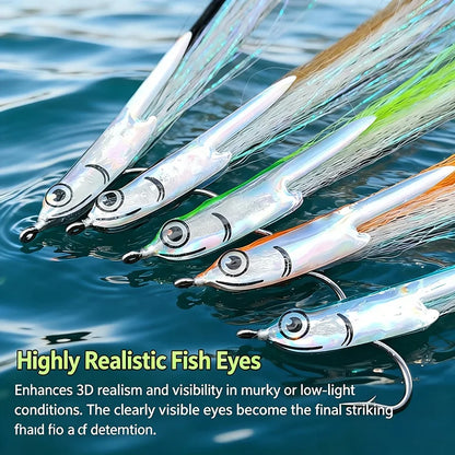 Realistic Minnow Baitfish Flies