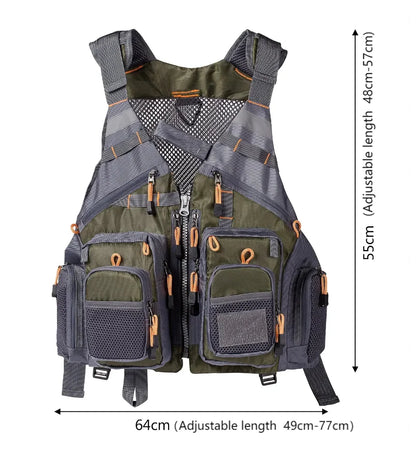 Breathable Adjustable Fishing Vest