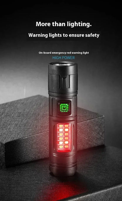 High Power Rechargeable LED Flashlight Strong Torch with Battery for Fishing Hunting Camping Lantern