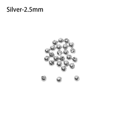 Slotted Fly Tying Beads 2.5-3.5mm (25 Pack)
