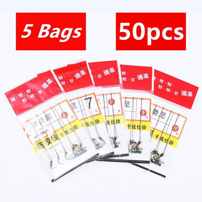 Pre-Tied Double Hook Rigs (5 Pack)