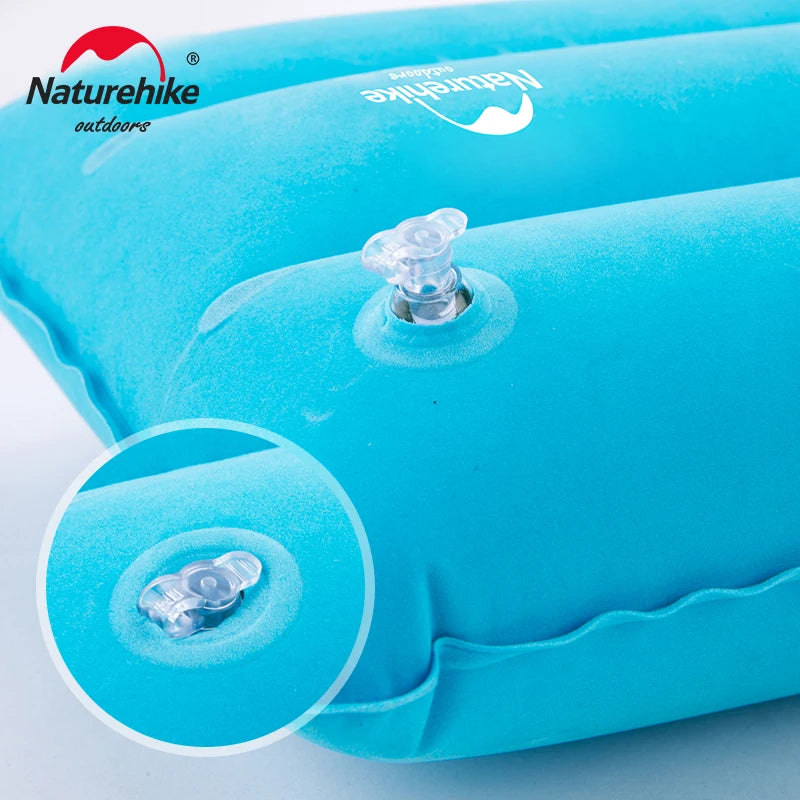 Naturehike Square Inflatable Pillow Outdoor Camping Hiking Ultralight Travel Portable Airplane Folding Pillows Soft Comfortable