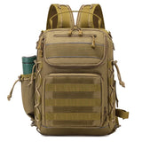 New outdoor mountaineering bag men's hiking large capacity backpack camouflage tactical bag multi-function sports bag backpack