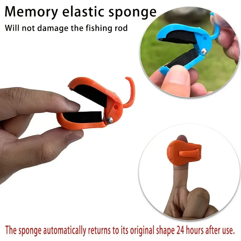 Quick-Attach Fishing Rod Clips (2 Pack)