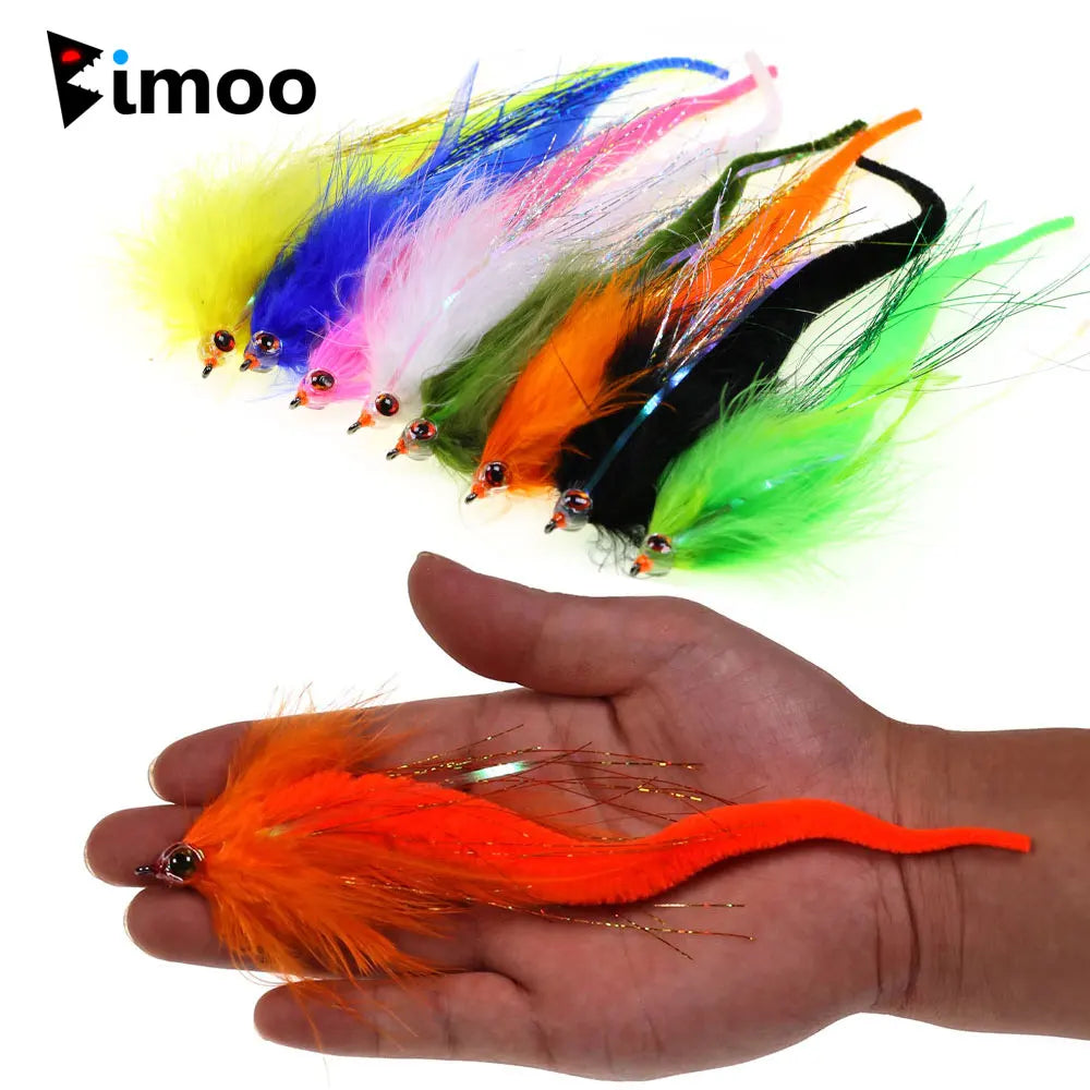 Bimoo Dragon Tail Pike and Muskie Streamers