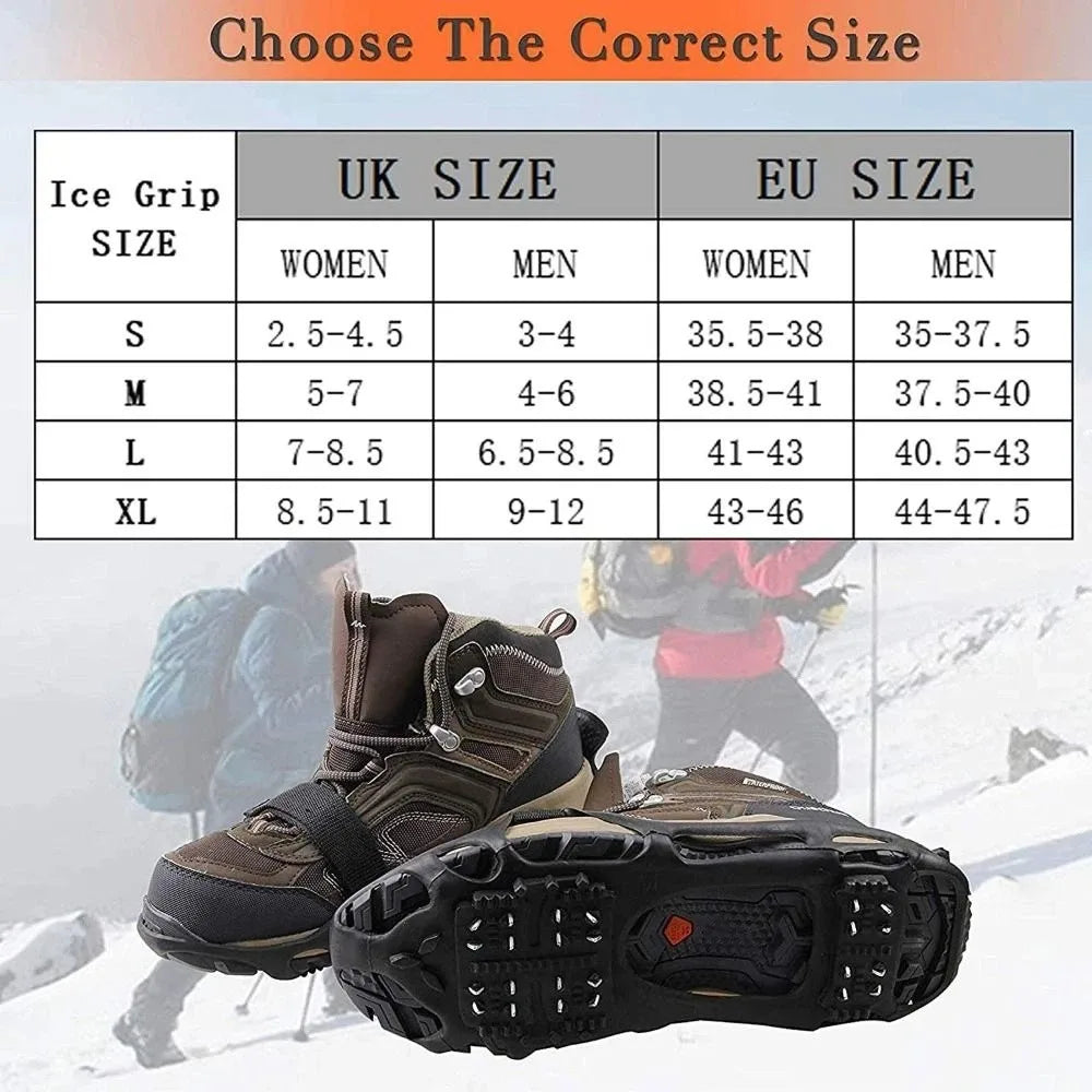 24-Stud Ice and Snow Traction Cleats