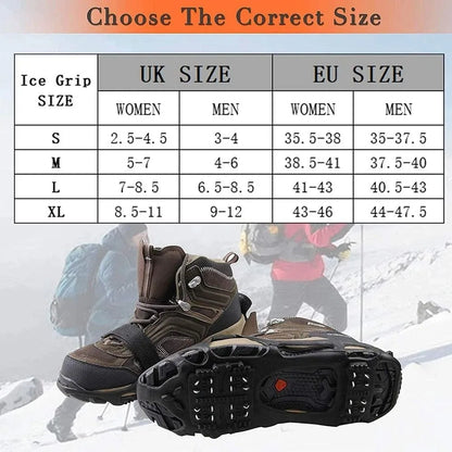 24-Stud Ice and Snow Traction Cleats