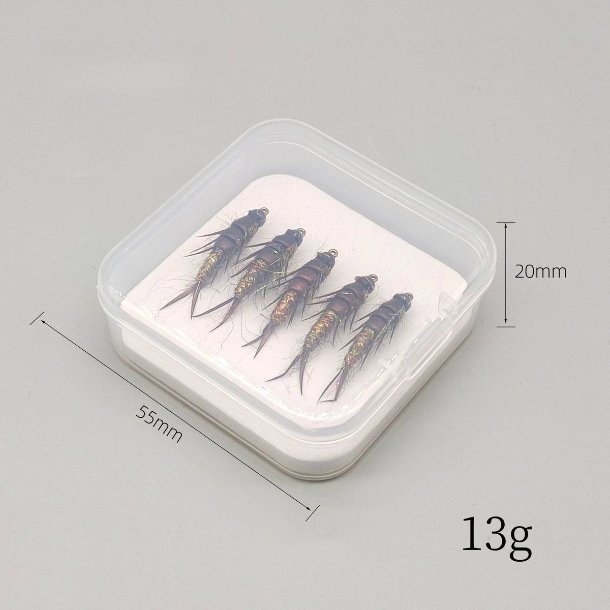 Realistic Stonefly Nymph Flies (5 Pack)