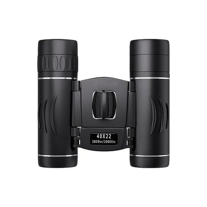 40x22 HD Binoculars with BAK4 FMC: 2000M Long Range Folding Mini Telescope, Ideal for Hunting, Sports, Camping & Travel