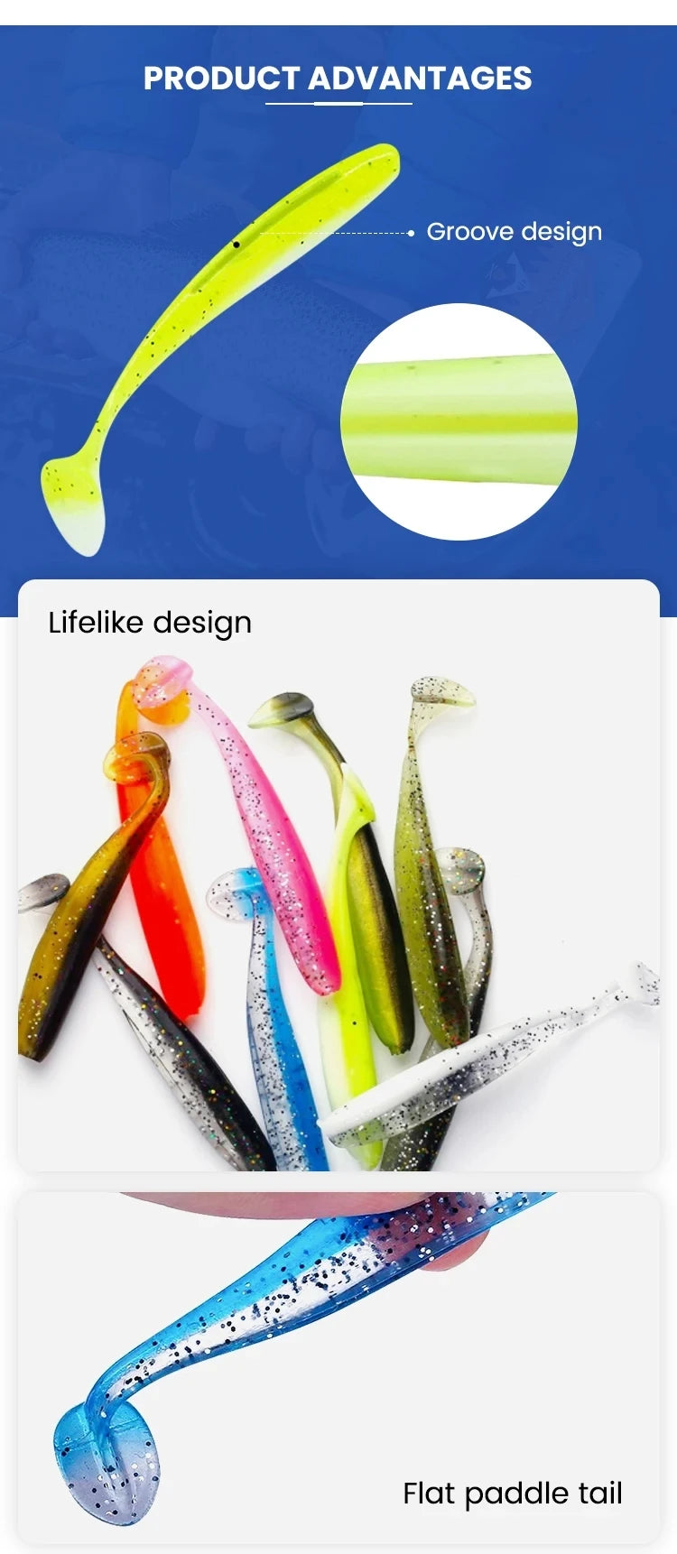 Paddle Tail Swimbaits (10 Pack)