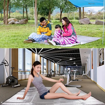 New Thermal Camping Mat Ultralight Waterproof Insulation Foam Foil Mat Tent Footprint Reflecting Heat Sleeping Pad Outdoor
