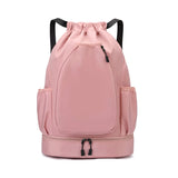 Custom logo outdoor Drawstring Sports Backpack Large Capacity badmintonta bag personality customization waterproof Nylon backpac