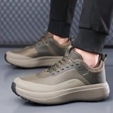 Men’s Waterproof Hiking Shoes – Anti-Skid, Wear-Resistant Outdoor Travel Sneakers for Comfort & Durability