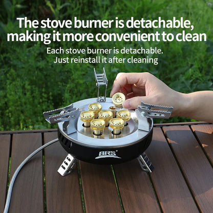 BRS-207/BRS-203 Outdoor Seven Star Stove Three Star Stove Portable Folding Gas Stove Fierce Stove