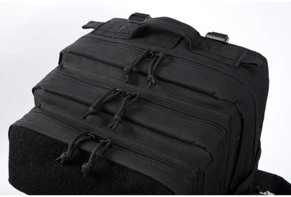 45L Tactical Backpack Molle System Men's Outdoor Hiking Rucksack with Bottle Holder EDC GYM Hunting Bag for Survival