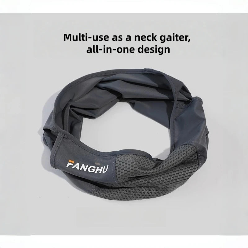 Mesh Breathable Ear Loop Neck Gaiter Elastic Sunscreen Anti-UV Face Covering Thin Sports for Men Women