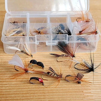 32-Piece Dry, Wet and Nymph Fly Set