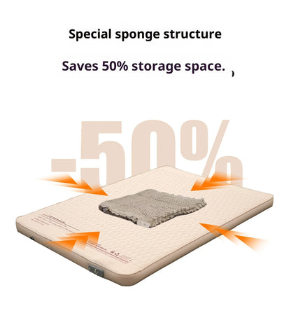 MOUNTAINHIKER Single Double Person Self-inflating Mattress Thick 10cm Compact Folding Camping Sleeping Bed Pad Air Mat Floor