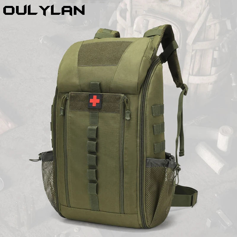 Outdoor Medical Backpacks Unisex Large-capacity Camping First Aid Bags Multifunctional Storage Mountaineering Backpacks