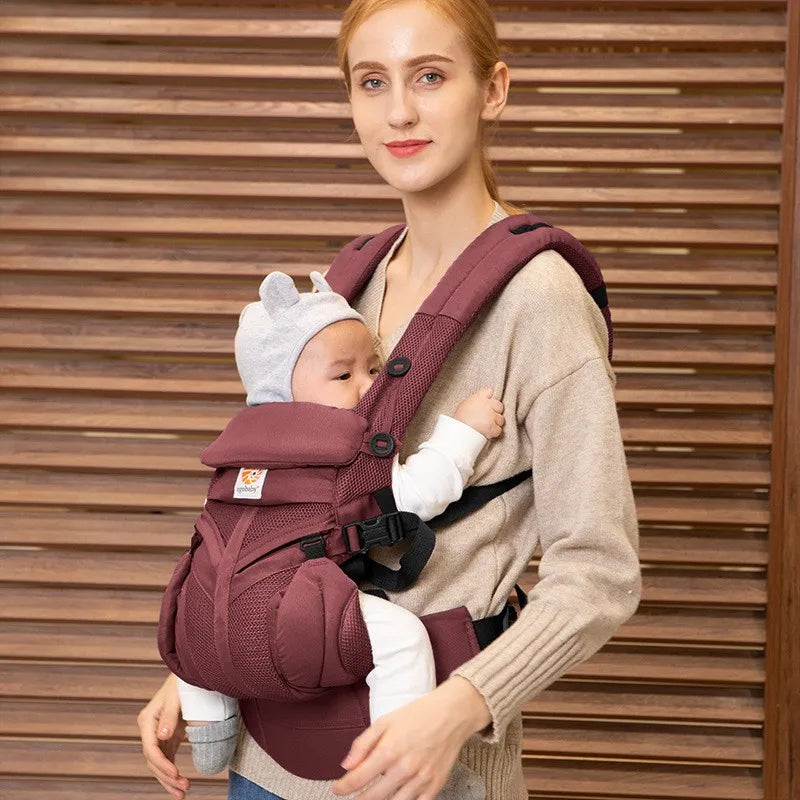 Baby Carrier 4 In 1 Ergonomic Kangaroo Design Sling for 0-36 Months Newborn Infants from 3.2KG to 20KG