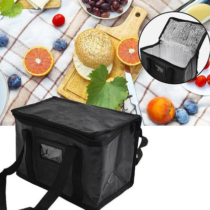 Portable Large Food Delivery Insulated Bags Pizza Takeaway Thermal Warm Cooler Bag Camping Box Thermal Bag Picnic Drink Carrier