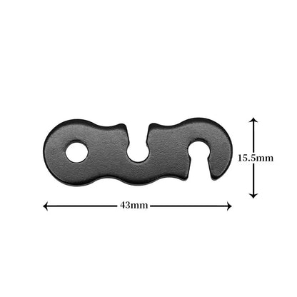 Adjustable S-Type Tent Rope Tensioners – 1 to 30 Pack