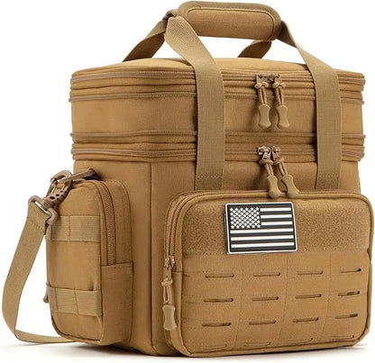 18L Outdoor Insulated Cooler Bag Tactical Lunch Box For Men Expandable Work Camping Outdoor Picnic Leakproof Thermal Bag
