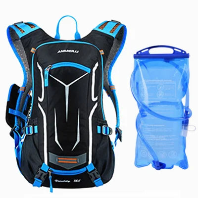 18L Cycling Backpack MTB Bicycle Bag with Rain Cover Breathable Riding Camping Hydration Bike Backpack Hiking Reflective Bags