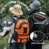 Travel backpack 40L waterproof lightweight outdoor hiking, men's and women's camping backpack