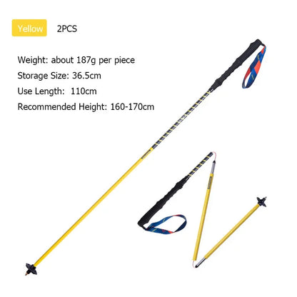 2pcs  AONIJIE All Types of Hiking Trekking Pole Ourdoor Camping Walking Sticks Summarizing 110cm 120cm 130cm