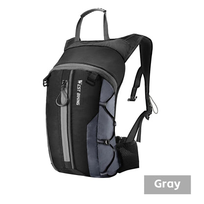 WEST BIKING 10L Cycling Backpack Lightweight Outdoor Sports Running Hiking Climbing Hydration Bag Waterproof Flodable Travel Bag