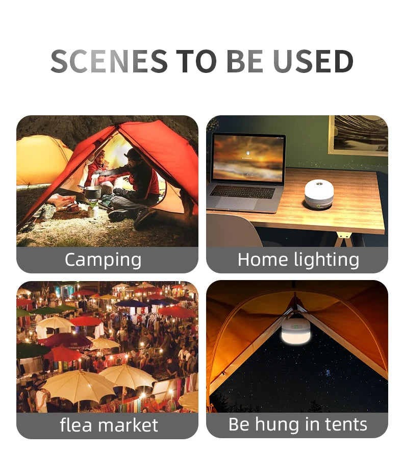 NATFIRE LV10 Camping Light USB C Rechargeable 230 Hours With 5 Colors Flashlight For Outdoor Tent Lamp Emergency Lantern