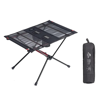 Naturehike Portable Folding Camping Table with Cup Holders Ultralight Outdoor Travel Picnic Fishing Table