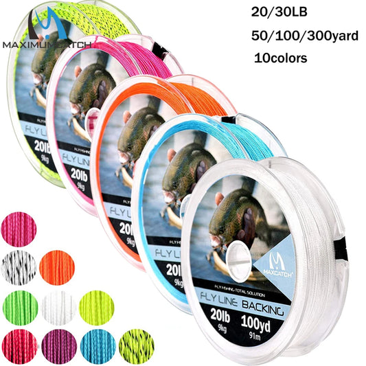 Maximumcatch Braided Fly Backing Line (50-300 Yds)