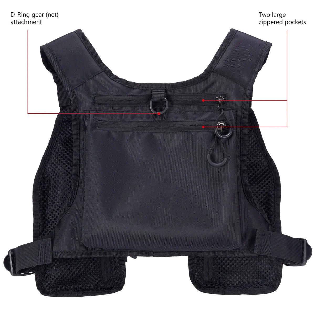 Bassdash FV08 Ultralight Fly Fishing Vest Pack