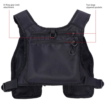Bassdash FV08 Ultralight Fly Fishing Vest Pack