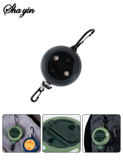 10M Retractable Clothesline Outdoor Travel Portable Clothes Drying Rack Windproof Washing Line For Camping Home Laundry Hanger