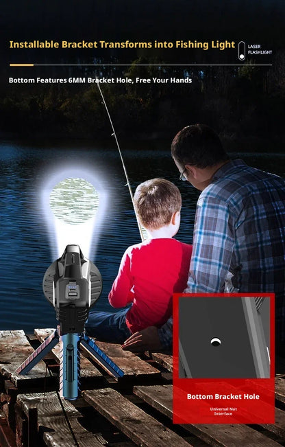 Solar-Powered High-Intensity Emergency Lantern, Multi-Functional  Lamp with Red Warning Light for Home Use  Outdoor Camping