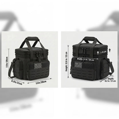 18L Insulated Lunch Bag Tactical Cooler Box for Men Women Expandable Leakproof Thermal Lunch Box Work Office Adults Reusable Large Capacity Meal Prep Bag Heavy Duty Camping Picnic Outdoor Travel School Commuter Construction W