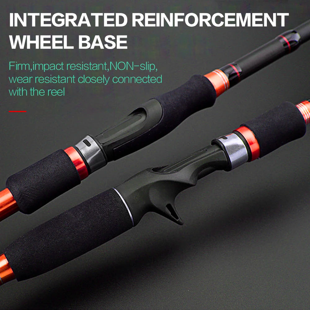 SIECHI Telescopic Lure Rod with Wooden Handle