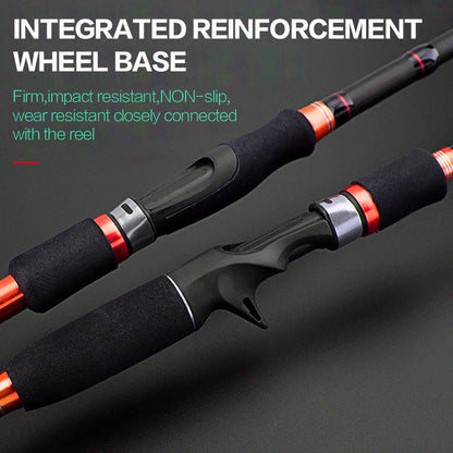 SIECHI Telescopic Lure Rod with Wooden Handle