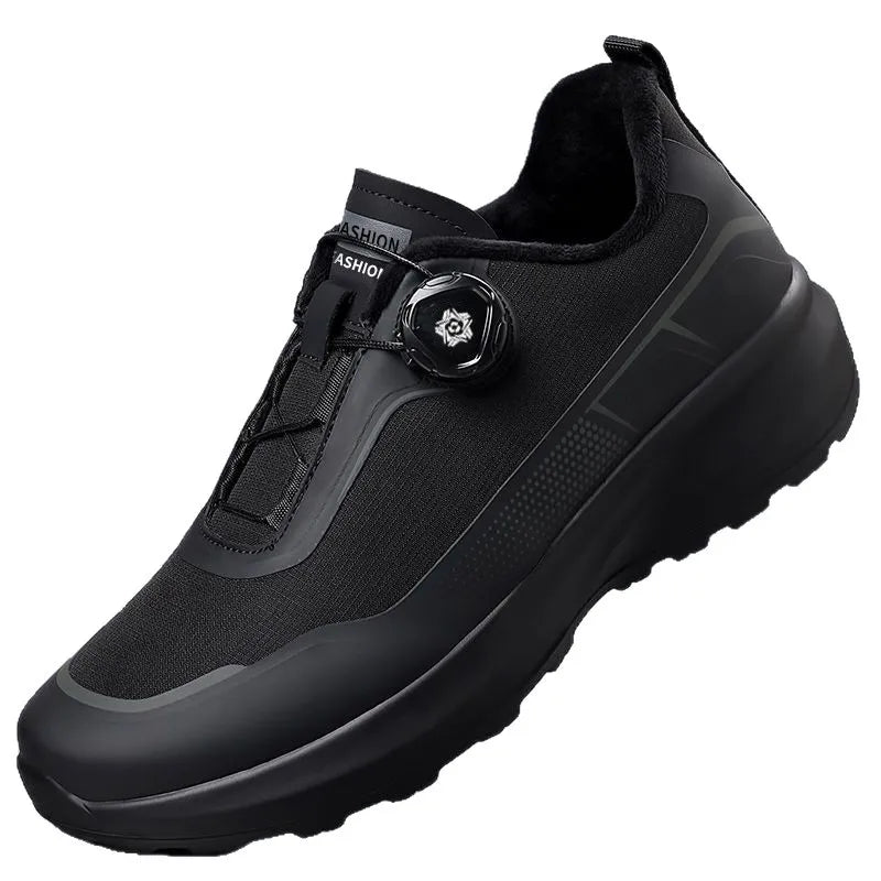 Men’s Outdoor Sneakers 2025 – Thick Sole Breathable Casual Hiking Shoes