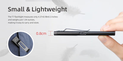 Warsun LED Keychain Flashlight  650Lm Portable Mini Torch Light Pocket Lantern Flood Work Light With Magnet