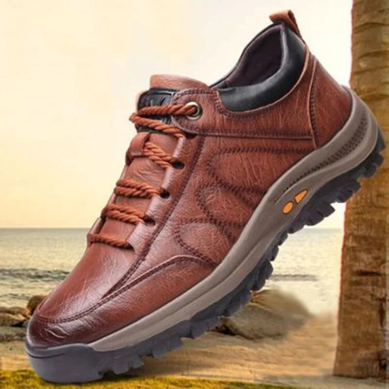 Men’s Outdoor Hiking Sneakers – Lightweight Anti-Slip Mountaineering & Leisure Shoes (Comfortable Sports Style, 2025)