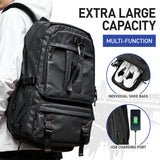 Men's Travel Backpack Outdoor Waterproof Expandable Rucksack Large Capacity Laptop  Backpack Outdoor Hiking Mountaineering Bags