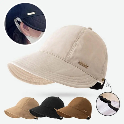Women's UV Protection Baseball Cap Wide Brim Adjustable Sun Hat For Fishing Beach Hats Fisherman Cap for Outdoor Sports