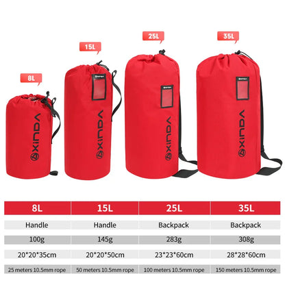 Outdoor Multi-function Rope Management Kit Bag Receiving Bag Waterproof And Wear-resistant Mountaineering Equipment