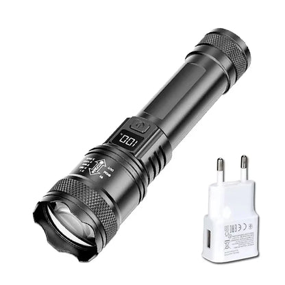 Mini LED Flashlight COB+XPE Portable Torch USB Charging Camping Lantern Zoomable Focus Light Tactical Flashlight with Pen Clip